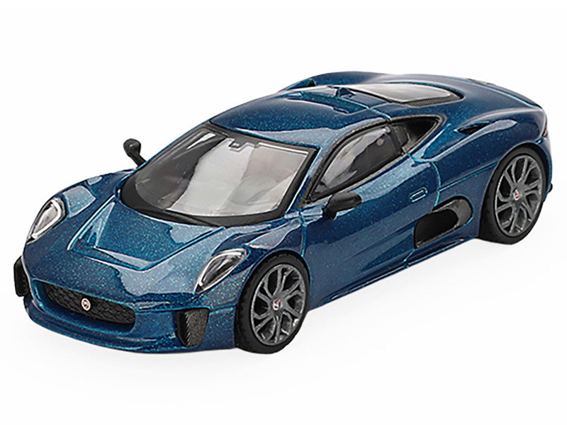 Jaguar C-X75 Blue Metallic Limited Edition 1/64 Diecast Model Car by Mini GT