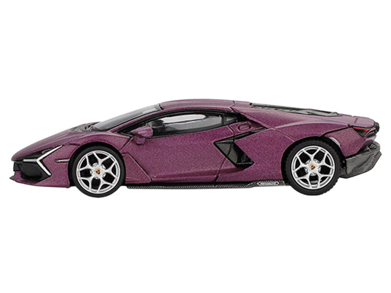 Lamborghini Revuelto Viola 30th Matt Purple Metallic Limited Edition 1/64 Diecast Model Car by Mini GT